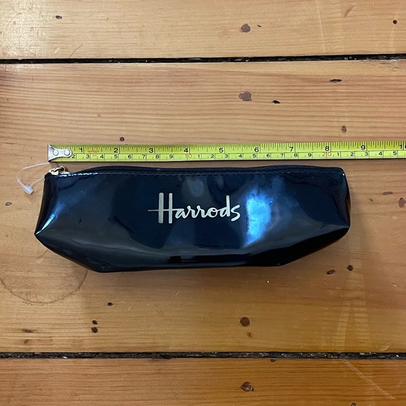 Harrods black patent small pencil case - Picture 2 of 5